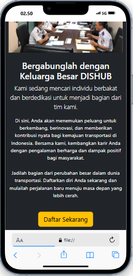 Lowongan Dishub